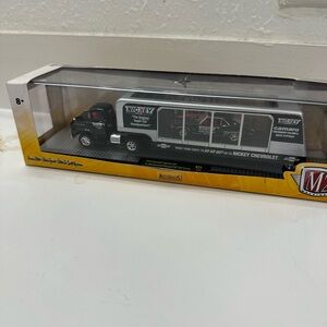 1958 Chevrolet Spartan LCF and 1969 Chevrolet Camaro SS, with Nickey branding